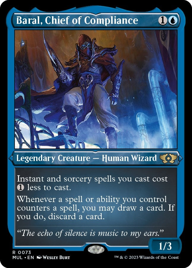 Image for Baral, Chief of Compliance (Foil Etched) (March of the Machine: Multiverse Legends) (73) - Magic: The Gathering