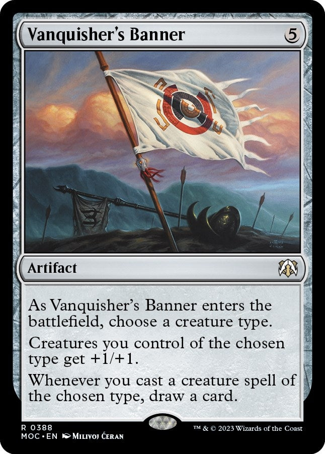 Image for Vanquisher's Banner (Commander: March of the Machine) (388) - Magic: The Gathering