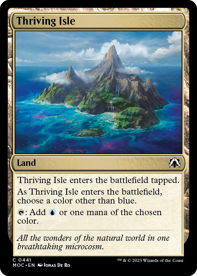 Image for Thriving Isle (Commander: March of the Machine) (441) - Magic: The Gathering