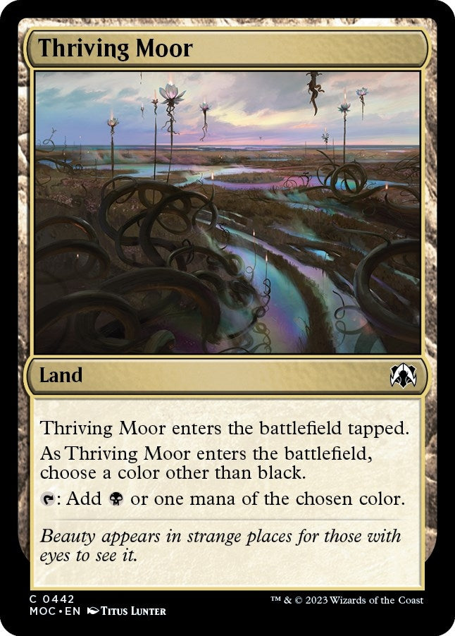 Image for Thriving Moor (Commander: March of the Machine) (442) - Magic: The Gathering