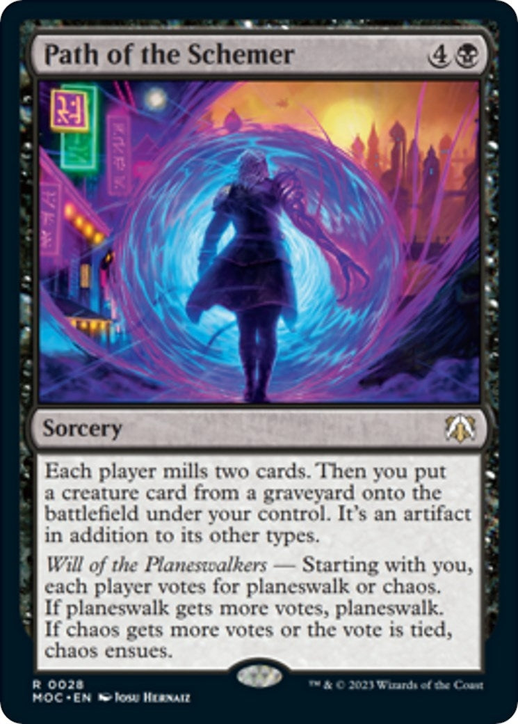 Image for Path of the Schemer (Commander: March of the Machine) (28) - Magic: The Gathering