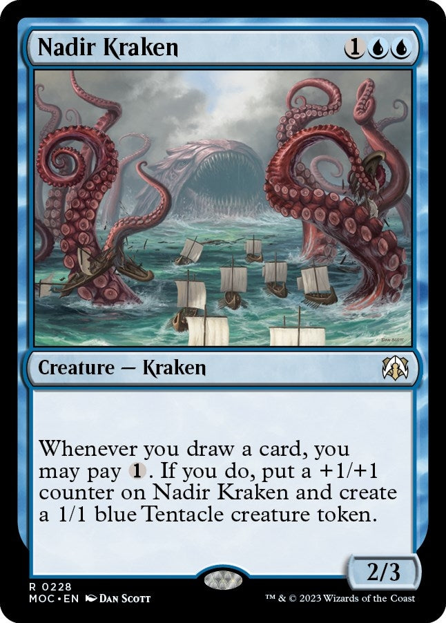 Image for Nadir Kraken (Commander: March of the Machine) (228) - Magic: The Gathering