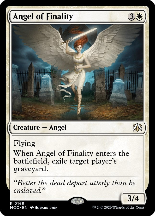 Image for Angel of Finality (Commander: March of the Machine) (169) - Magic: The Gathering
