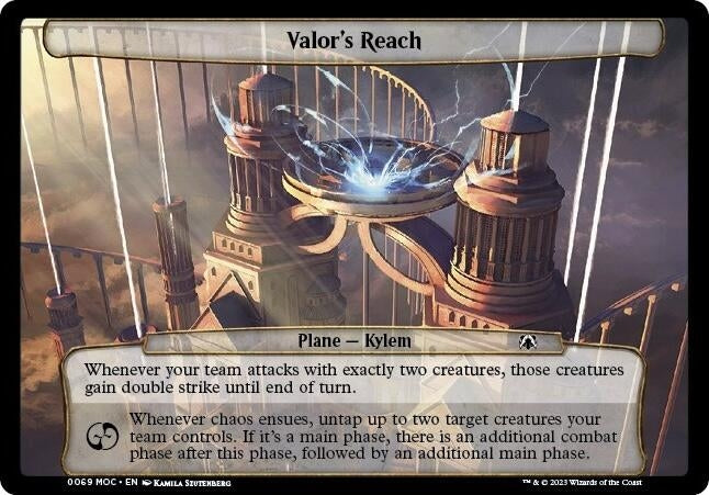 Image for Valor's Reach (Planechase: March of the Machine) (69) - Magic: The Gathering