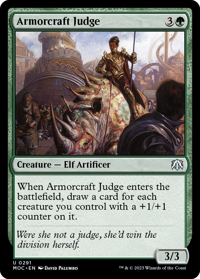 Image for Armorcraft Judge (Commander: March of the Machine) (291) - Magic: The Gathering