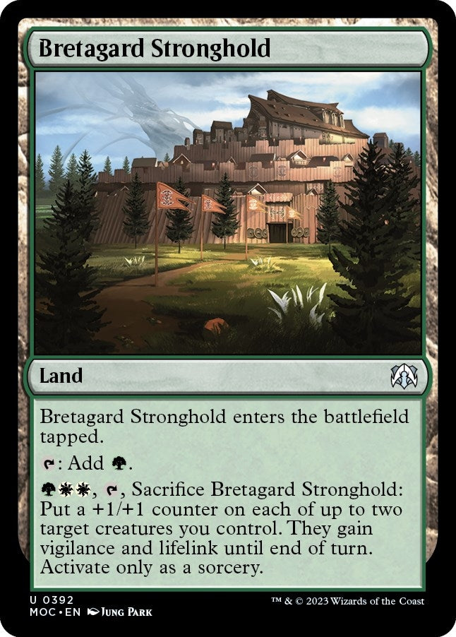 Image for Bretagard Stronghold (Commander: March of the Machine) (392) - Magic: The Gathering