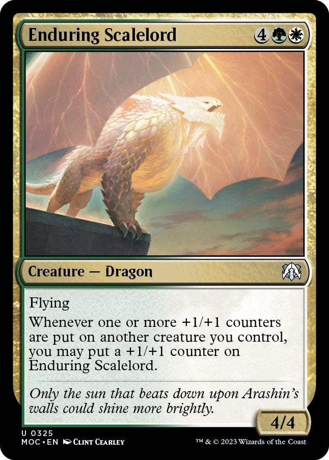 Image for Enduring Scalelord (Commander: March of the Machine) (325) - Magic: The Gathering