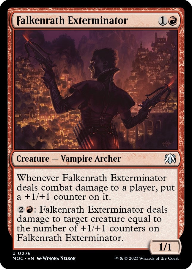 Image for Falkenrath Exterminator (Commander: March of the Machine) (276) - Magic: The Gathering