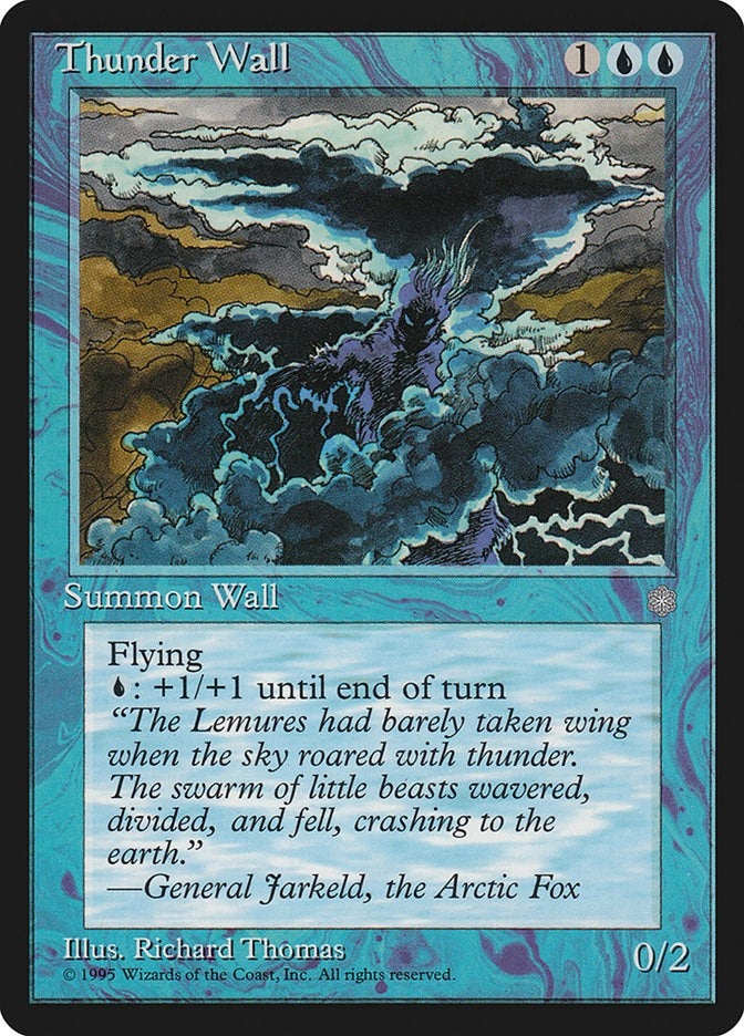 Image for Thunder Wall (Ice Age) - Magic: The Gathering