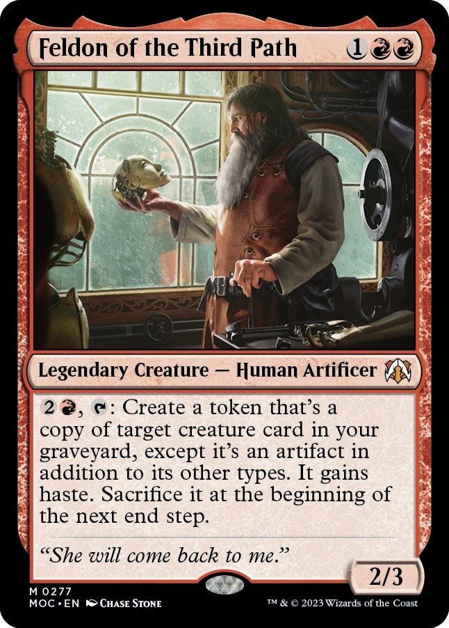 Image for Feldon of the Third Path (Commander: March of the Machine) (277) - Magic: The Gathering