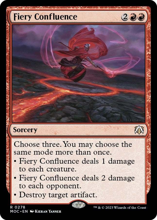 Image for Fiery Confluence (Commander: March of the Machine) (278) - Magic: The Gathering