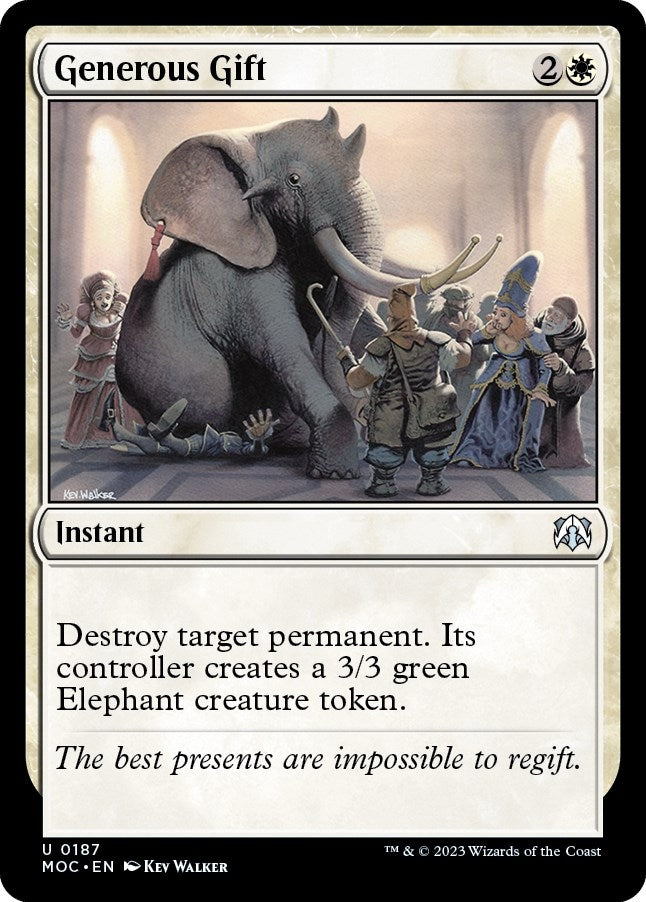 Image for Generous Gift (Commander: March of the Machine) (187) - Magic: The Gathering