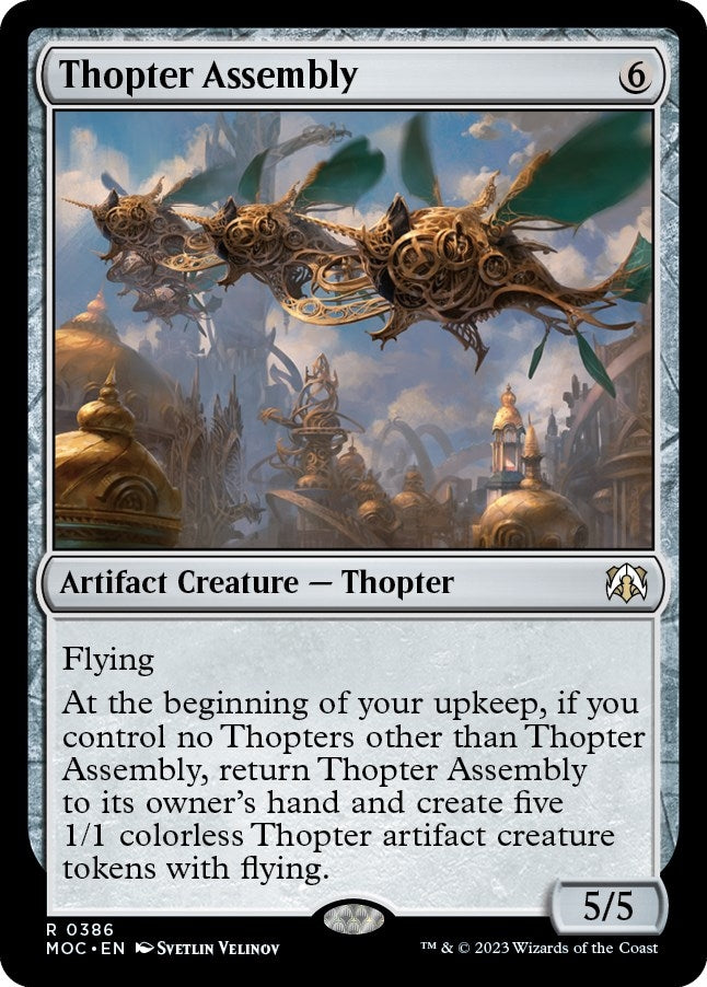 Image for Thopter Assembly (Commander: March of the Machine) (386) - Magic: The Gathering