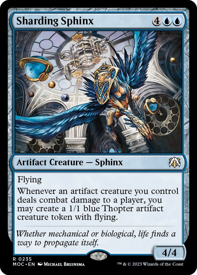 Image for Sharding Sphinx (Commander: March of the Machine) (235) - Magic: The Gathering