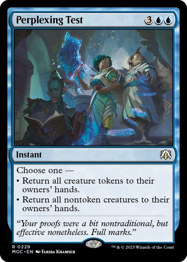 Image for Perplexing Test (Commander: March of the Machine) (229) - Magic: The Gathering