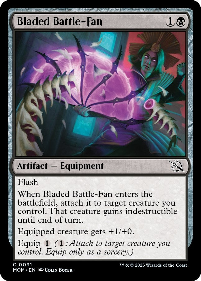 Image for Bladed Battle-Fan (March of the Machine) (91) - Magic: The Gathering