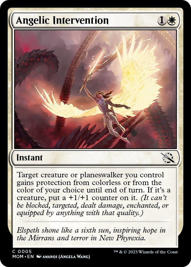 Image for Angelic Intervention (March of the Machine) (5) - Magic: The Gathering