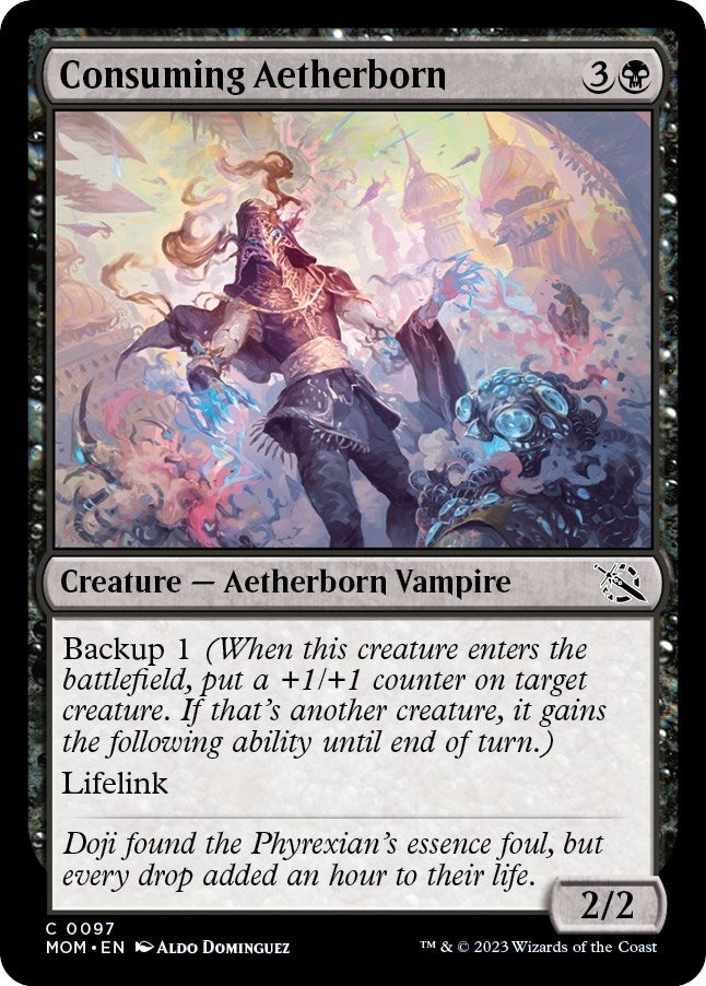 Image for Consuming Aetherborn (March of the Machine) (97) - Magic: The Gathering