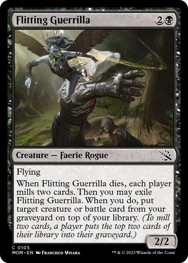 Image for Flitting Guerrilla (March of the Machine) (105) - Magic: The Gathering