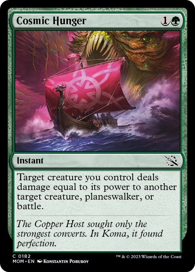 Image for Cosmic Hunger (March of the Machine) (182) - Magic: The Gathering