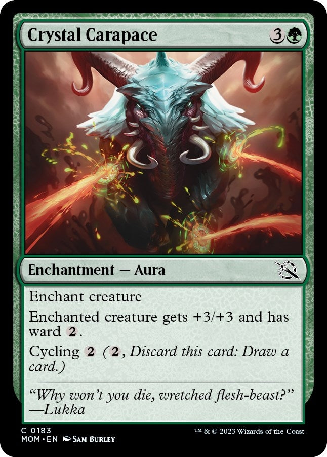Image for Crystal Carapace (March of the Machine) (183) - Magic: The Gathering