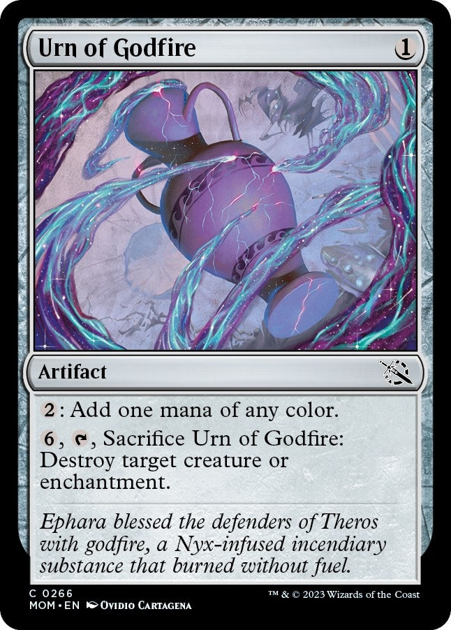 Image for Urn of Godfire (March of the Machine) (266) - Magic: The Gathering