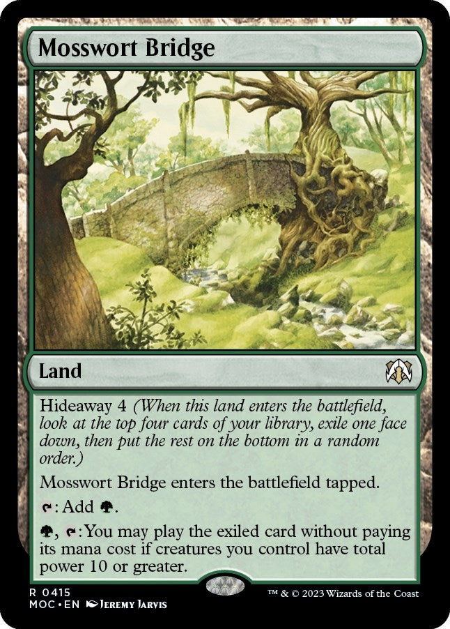 Image for Mosswort Bridge (Commander: March of the Machine) (415) - Magic: The Gathering