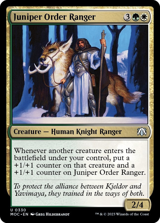 Image for Juniper Order Ranger (Commander: March of the Machine) (330) - Magic: The Gathering