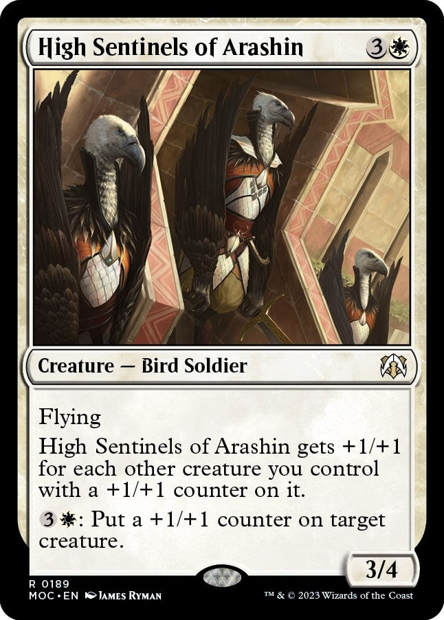 Image for High Sentinels of Arashin (Commander: March of the Machine) (189) - Magic: The Gathering