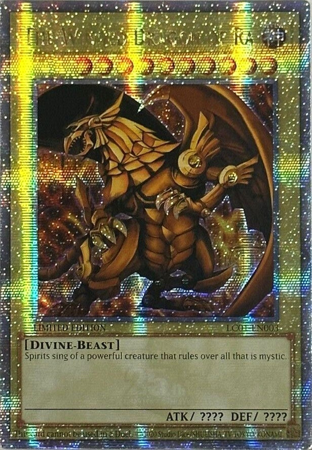 Image for The Winged Dragon of Ra (Quarter Century Secret Rare) (Legendary Collection: 25th Anniversary Edition) (LC01-EN003) - YuGiOh