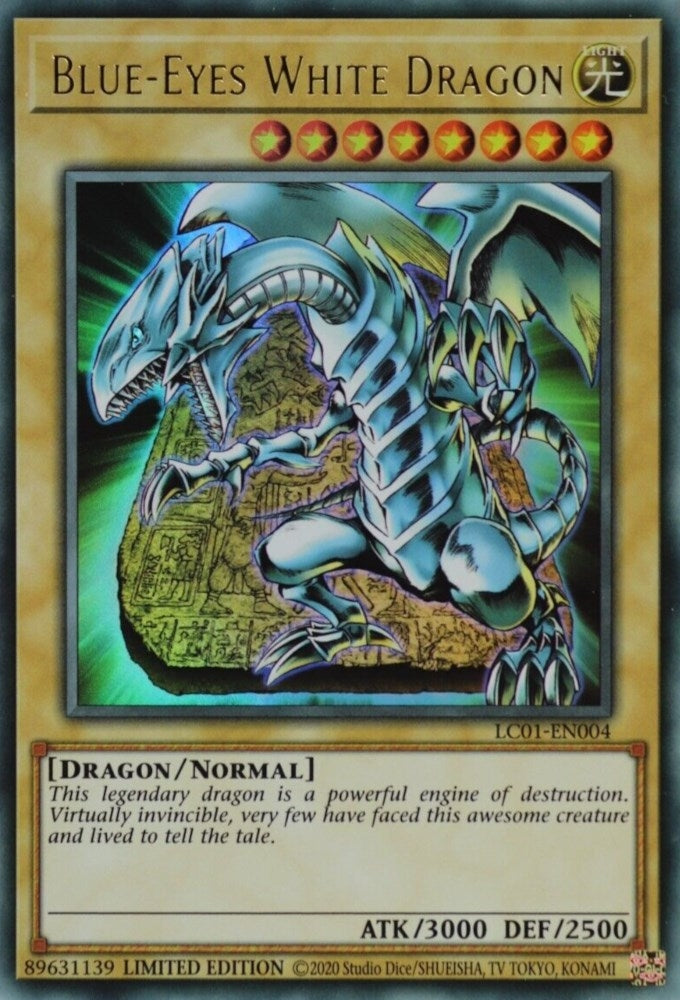Image for Blue-Eyes White Dragon (25th Anniversary Edition) (Legendary Collection: 25th Anniversary Edition) (LC01-EN004) - YuGiOh