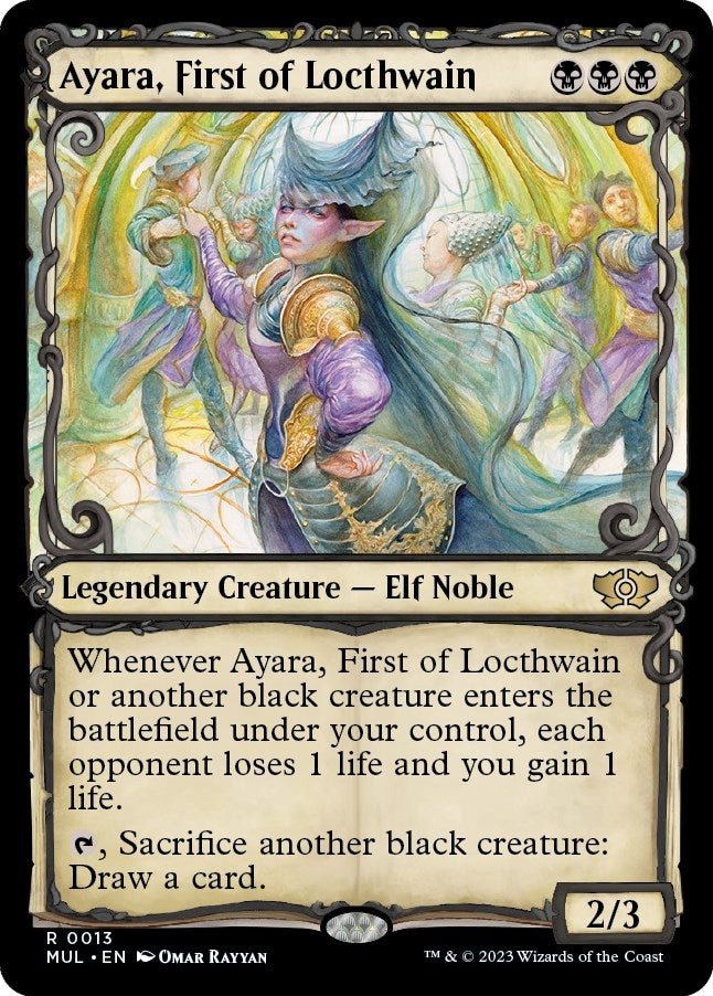 Image for Ayara, First of Locthwain (March of the Machine: Multiverse Legends) (13) - Magic: The Gathering
