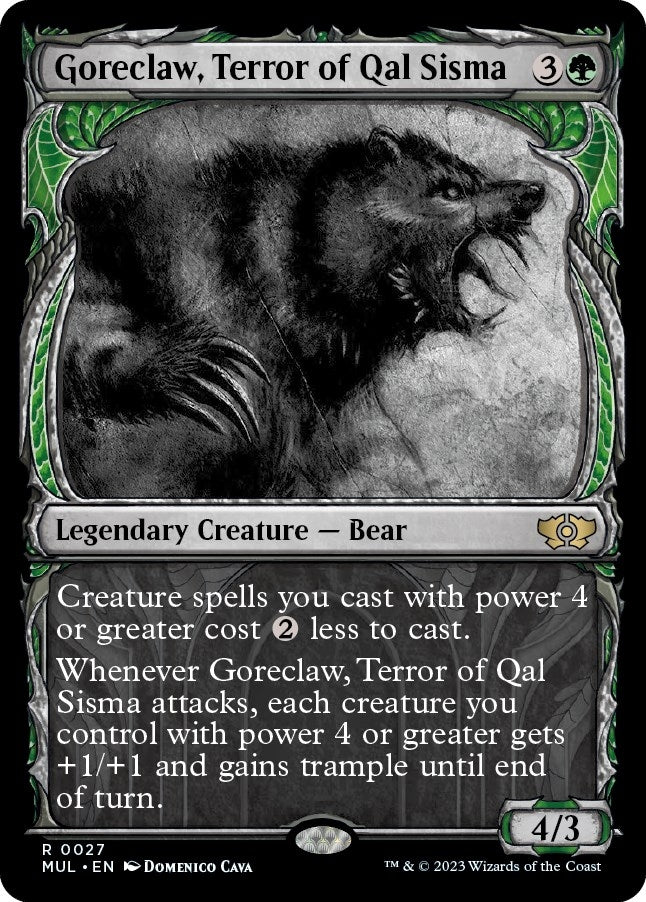 Image for Goreclaw, Terror of Qal Sisma (March of the Machine: Multiverse Legends) (27) - Magic: The Gathering