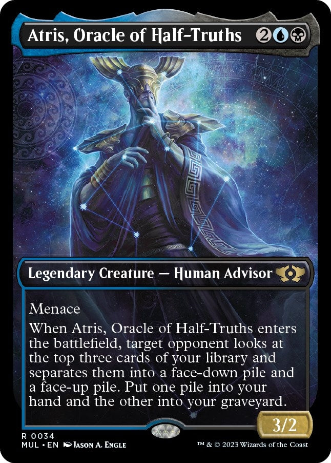 Image for Atris, Oracle of Half-Truths (March of the Machine: Multiverse Legends) (34) - Magic: The Gathering