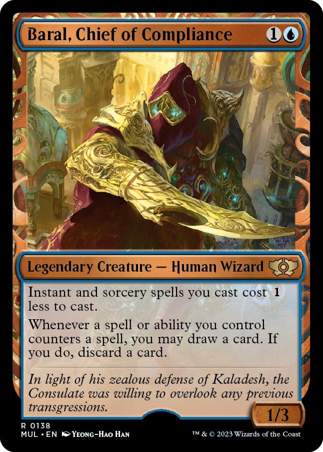 Image for Baral, Chief of Compliance (Halo Foil) (March of the Machine: Multiverse Legends) (138) - Magic: The Gathering