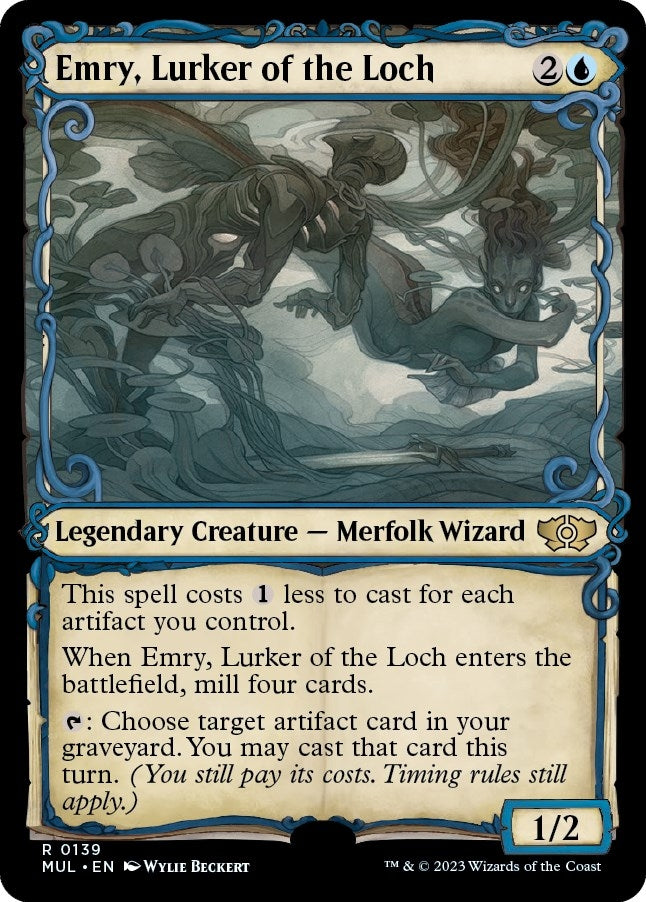 Image for Emry, Lurker of the Loch (Halo Foil) (March of the Machine: Multiverse Legends) (139) - Magic: The Gathering