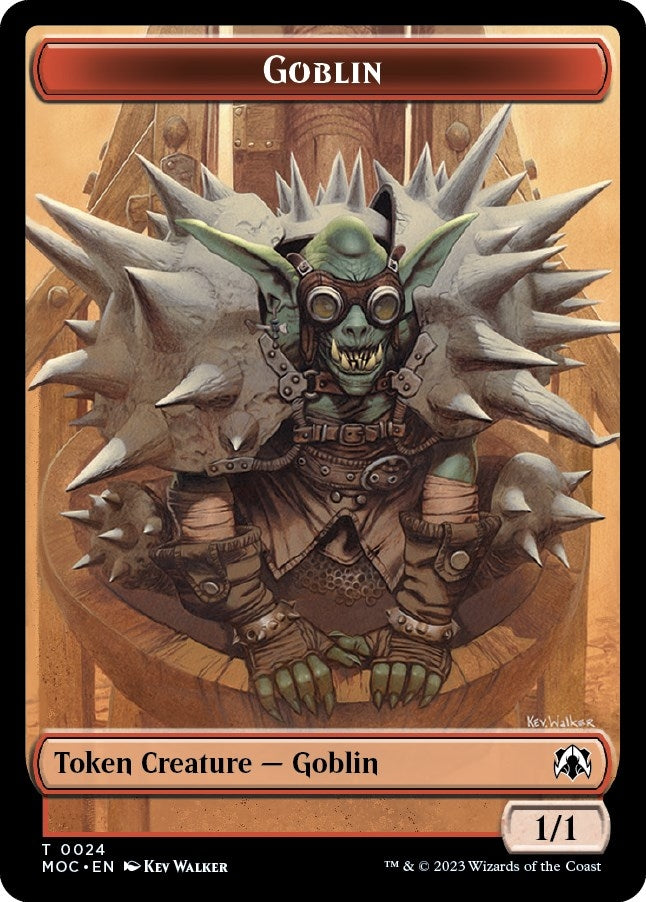 Image for Goblin // Eldrazi Double-sided Token (Commander: March of the Machine) (24 // 1) - Magic: The Gathering