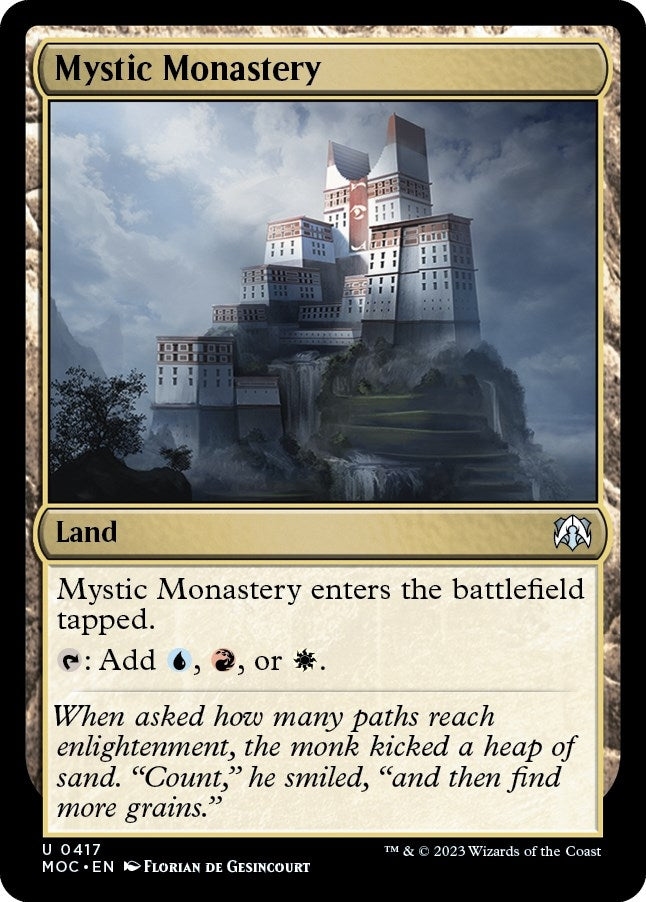 Image for Mystic Monastery (Commander: March of the Machine) (417) - Magic: The Gathering