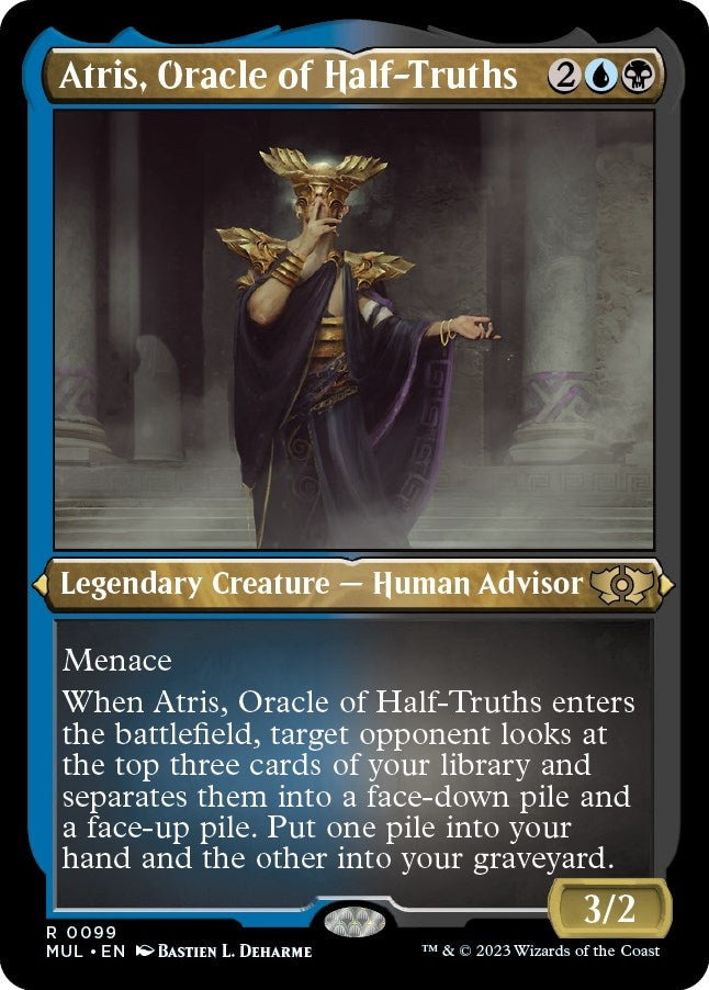 Image for Atris, Oracle of Half-Truths (Foil Etched) (March of the Machine: Multiverse Legends) (99) - Magic: The Gathering