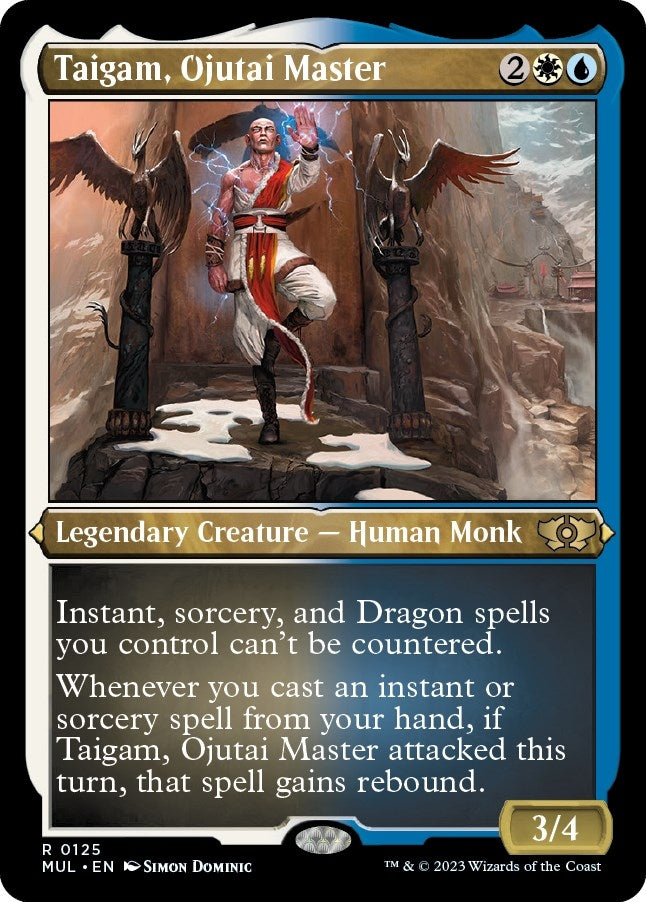 Image for Taigam, Ojutai Master (Foil Etched) (March of the Machine: Multiverse Legends) (125) - Magic: The Gathering
