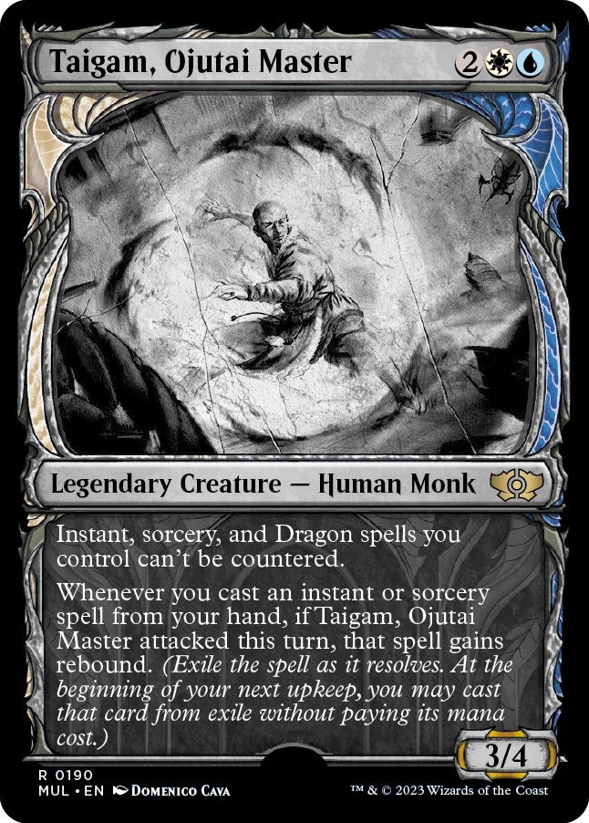 Image for Taigam, Ojutai Master (Halo Foil) (March of the Machine: Multiverse Legends) (190) - Magic: The Gathering