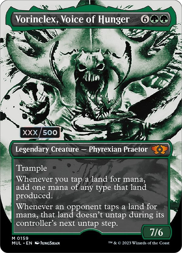 Image for Vorinclex, Voice of Hunger (Serial Numbered) (March of the Machine: Multiverse Legends) (159) - Magic: The Gathering