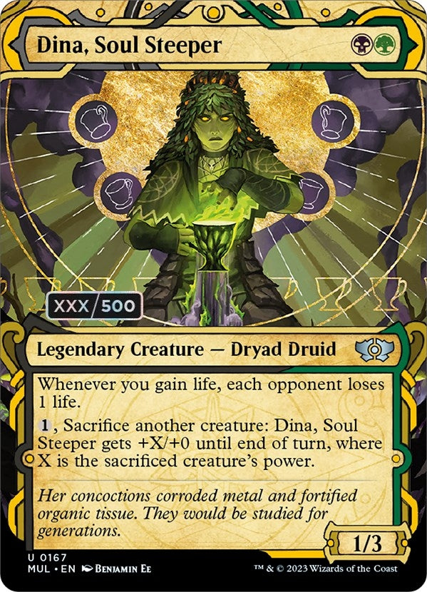 Image for Dina, Soul Steeper (Serial Numbered) (March of the Machine: Multiverse Legends) (167) - Magic: The Gathering