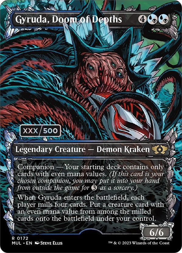 Image for Gyruda, Doom of Depths (Serial Numbered) (March of the Machine: Multiverse Legends) (172) - Magic: The Gathering