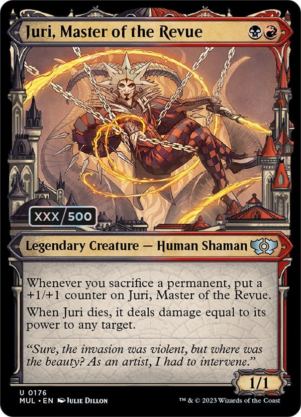 Image for Juri, Master of the Revue (Serial Numbered) (March of the Machine: Multiverse Legends) (176) - Magic: The Gathering