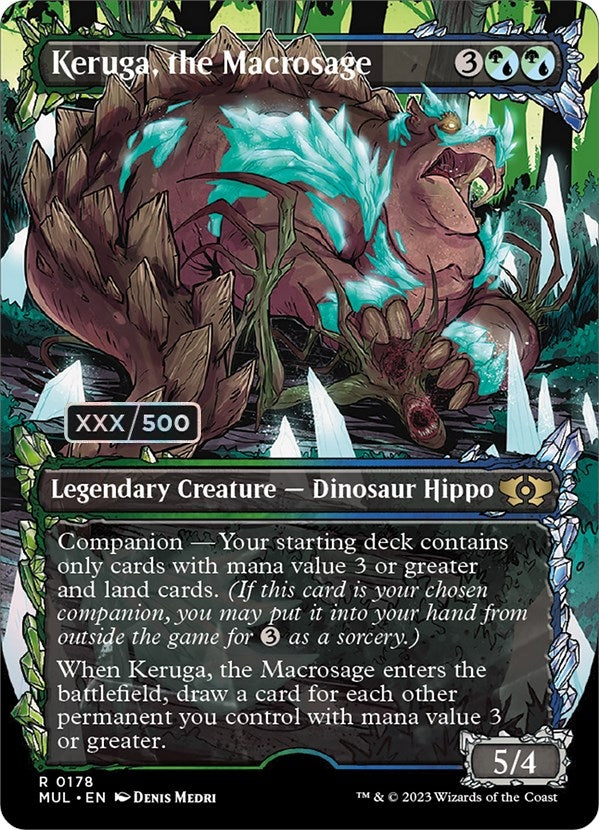 Image for Keruga, the Macrosage (Serial Numbered) (March of the Machine: Multiverse Legends) (178) - Magic: The Gathering