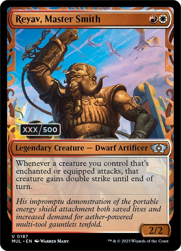 Image for Reyav, Master Smith (Serial Numbered) (March of the Machine: Multiverse Legends) (187) - Magic: The Gathering