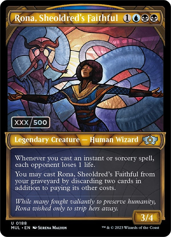 Image for Rona, Sheoldred's Faithful (Serial Numbered) (March of the Machine: Multiverse Legends) (188) - Magic: The Gathering