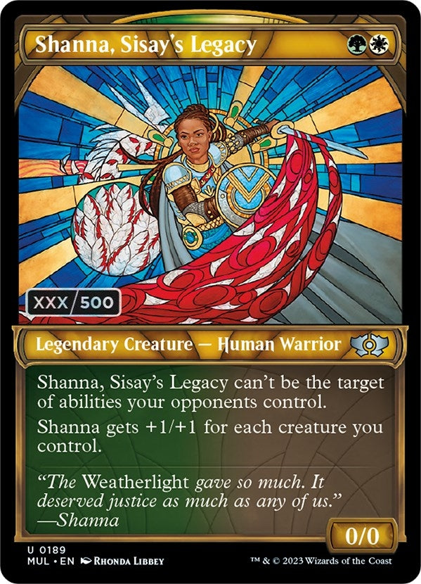 Image for Shanna, Sisay's Legacy (Serial Numbered) (March of the Machine: Multiverse Legends) (189) - Magic: The Gathering