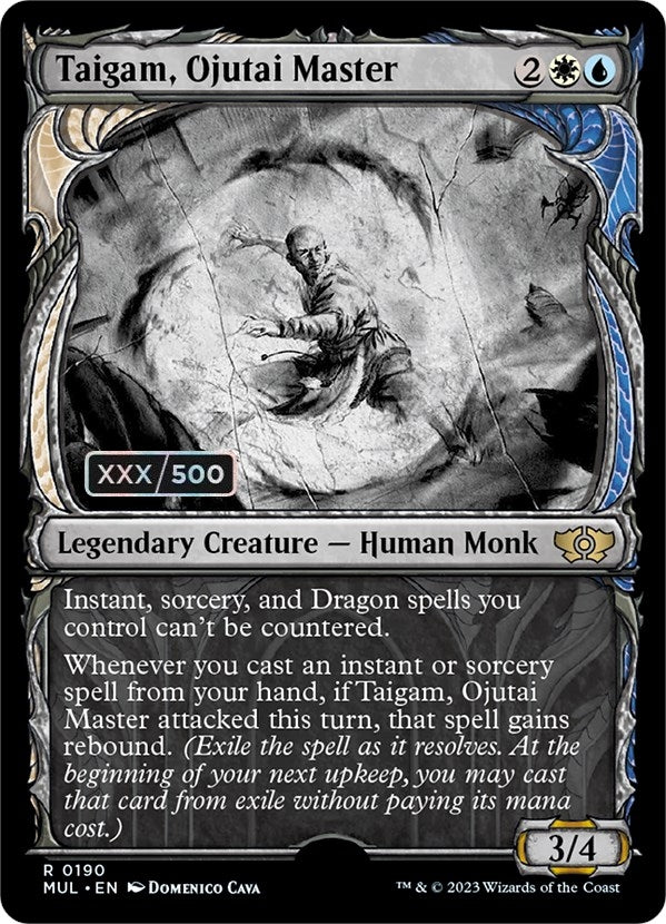 Image for Taigam, Ojutai Master (Serial Numbered) (March of the Machine: Multiverse Legends) (190) - Magic: The Gathering
